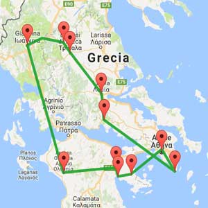 map-tour grecia classica