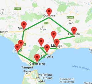 Tour Andalusia Siviglia Cordoba Granada Malaga Guida Italiana