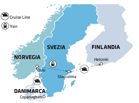 tour Capitali scandinave