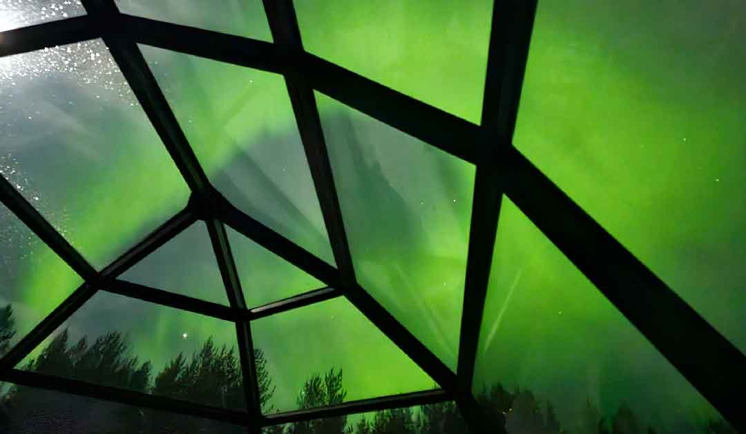 tour Lapponia Finlandese, aurora boreale e igloo di vetro