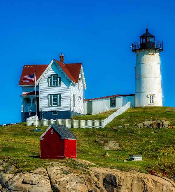 New England - Cape Neddick tour colori del New England
